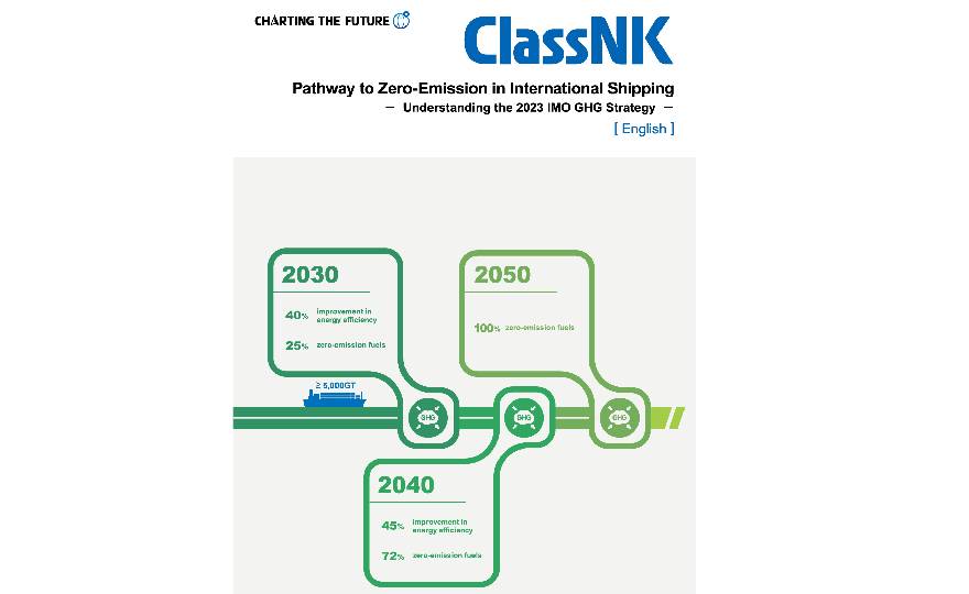ClassNK releases white paper "Pathway to Zero-Emission in International Shipping – Understanding the 2023 IMO GHG Strategy"
